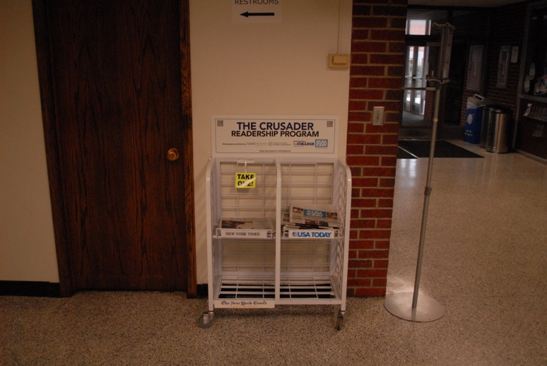 Student government brings free newspapers to campus