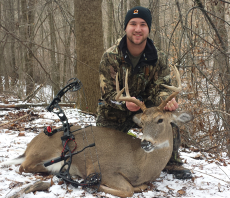 Student signs contract with Pursuit Channel, films national hunting show