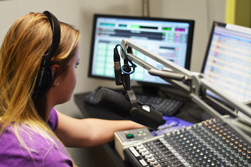 Campus radio station aims high with new equipment, remodelled studio