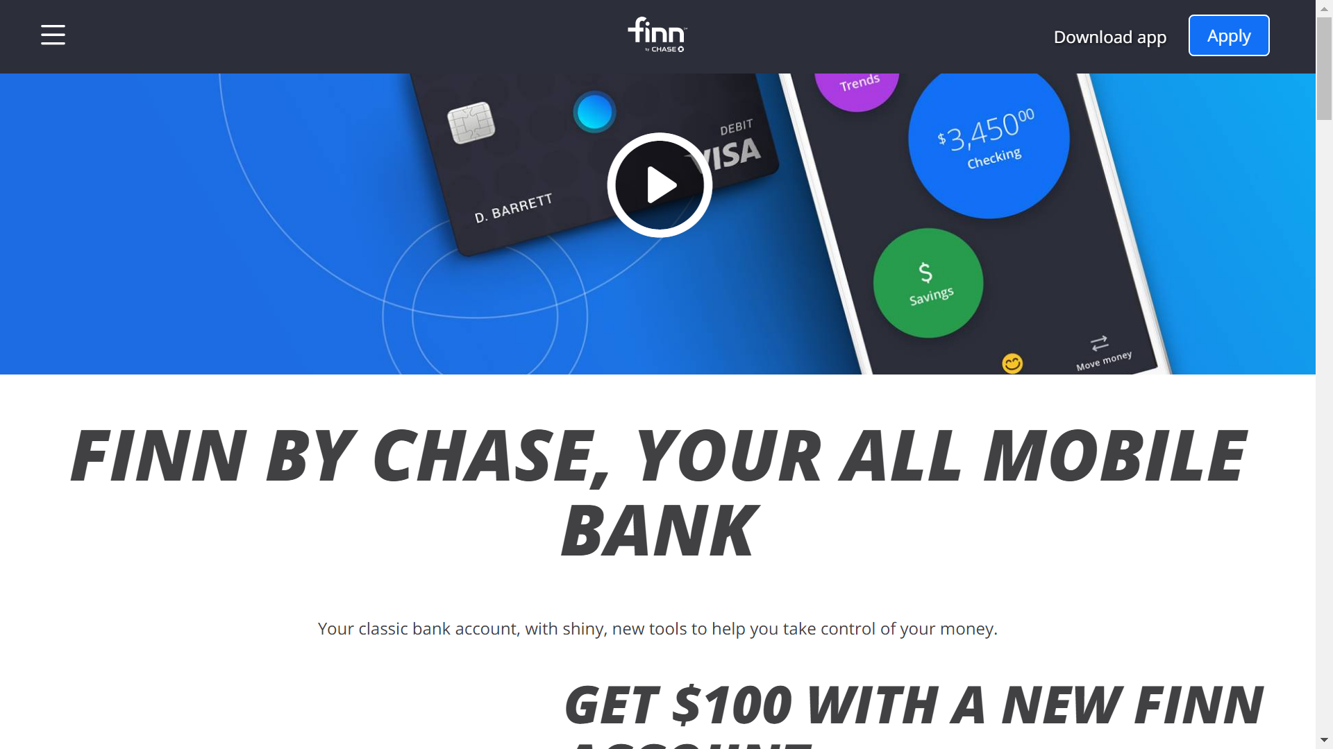 Finn by Chase: a bank for millennials?