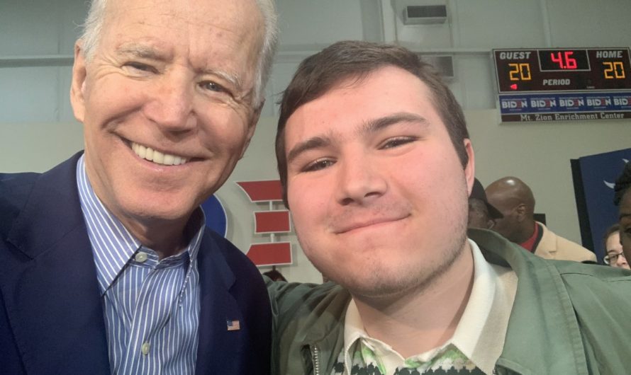 First-year student spends spring break working on Biden’s campaign