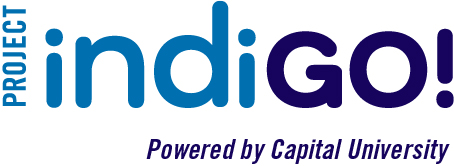 Shown is the Project Indigo logo graphic via Capital University.