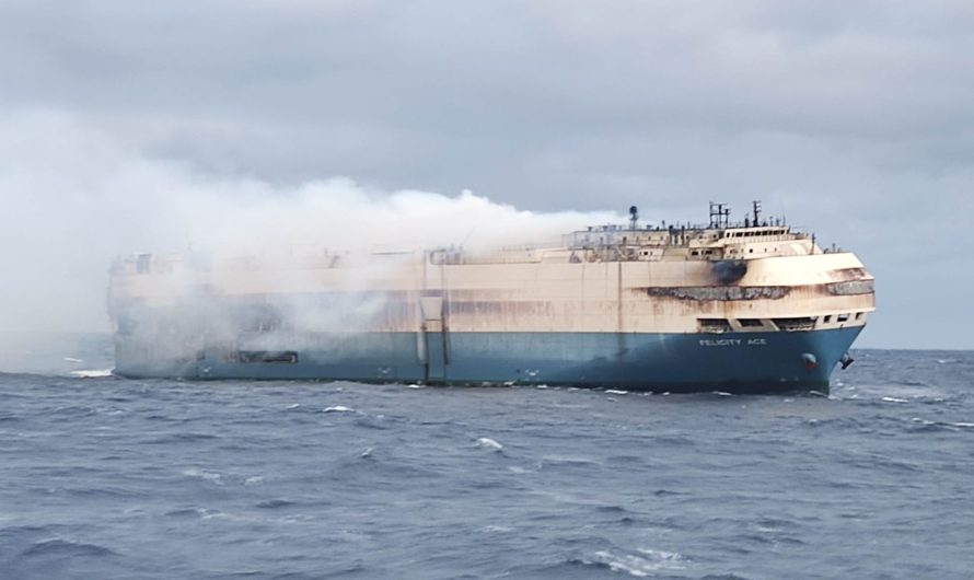 Ship carrying luxury cars sinks into Atlantic ocean