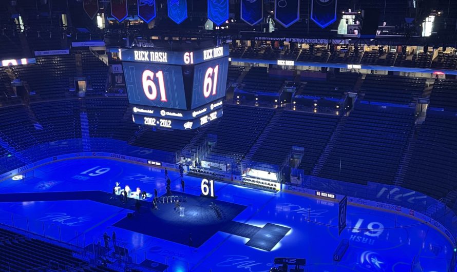 Columbus Blue Jackets retire Rick Nash’s 61