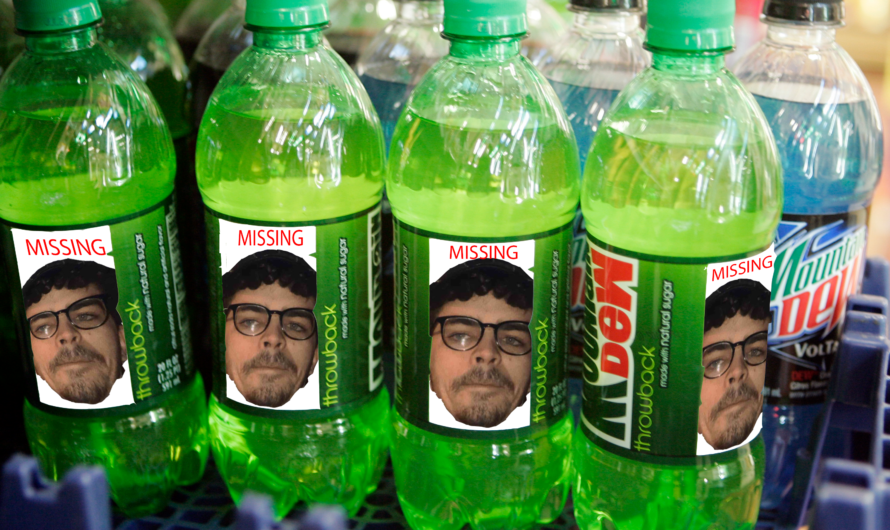 Satire: Infamous Mountain Dew reporter gone missing