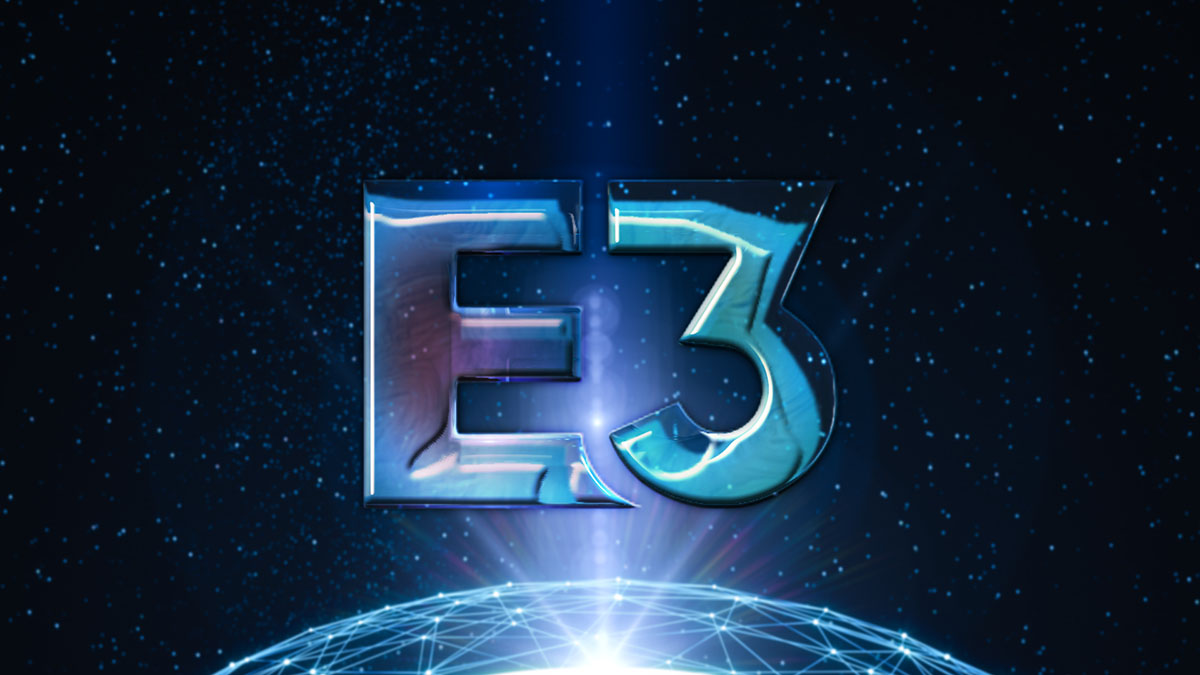 E3 logo is shown hovering above a glowing Earth.