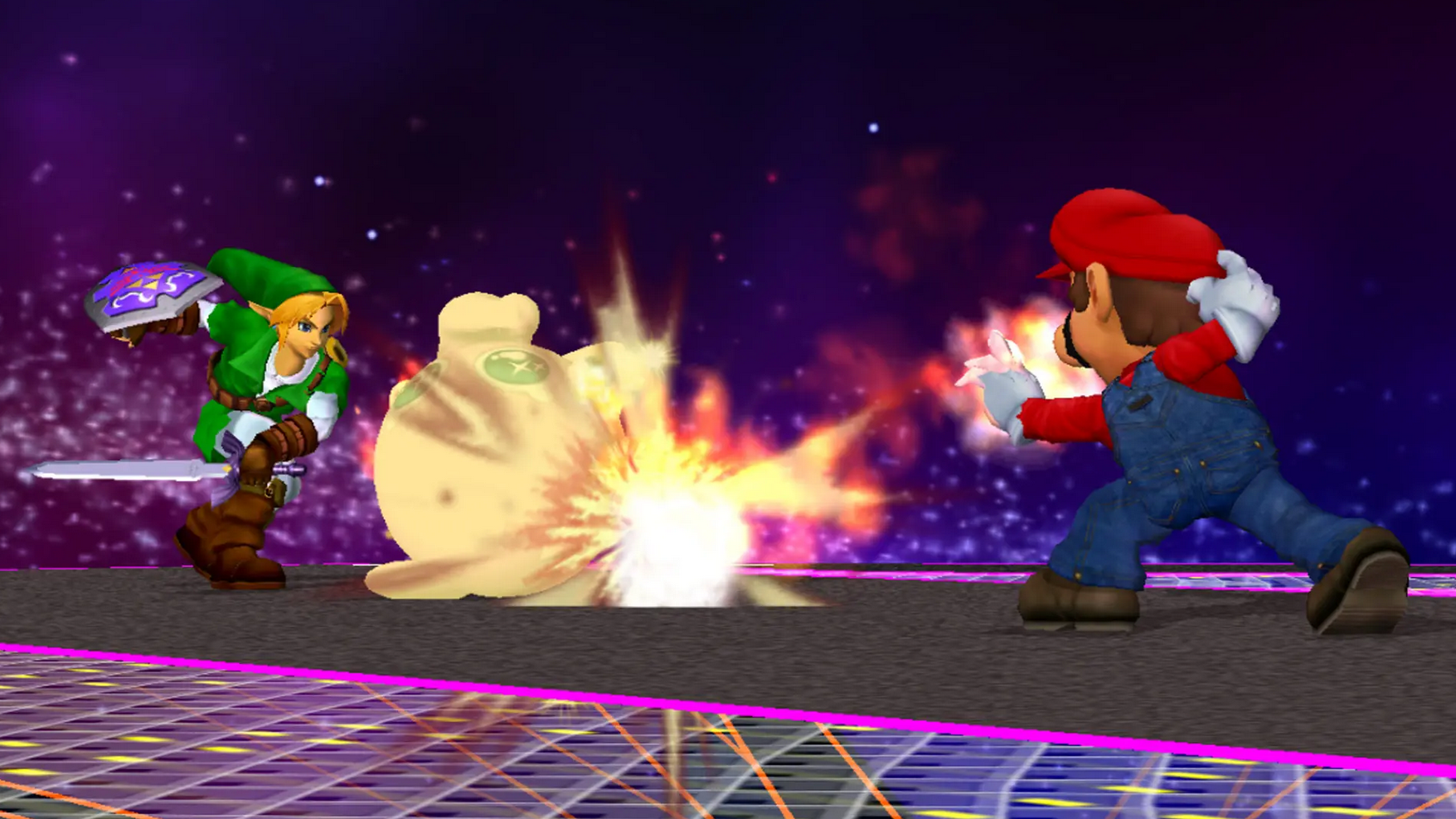 super smash bros melee mario