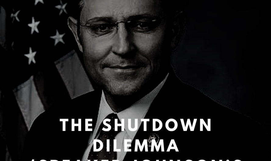 The government shutdown part two (Speaker Johnson’s version)