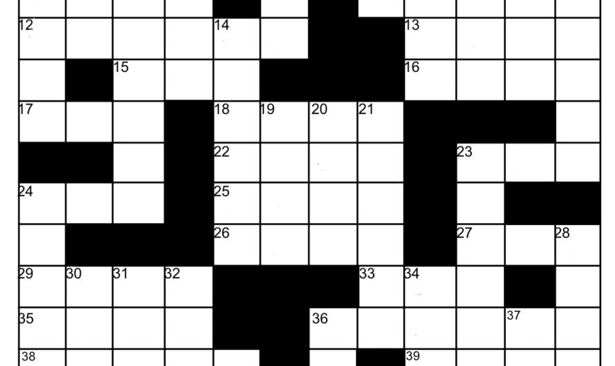 March crossword answer key