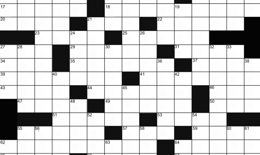 April crossword answer key