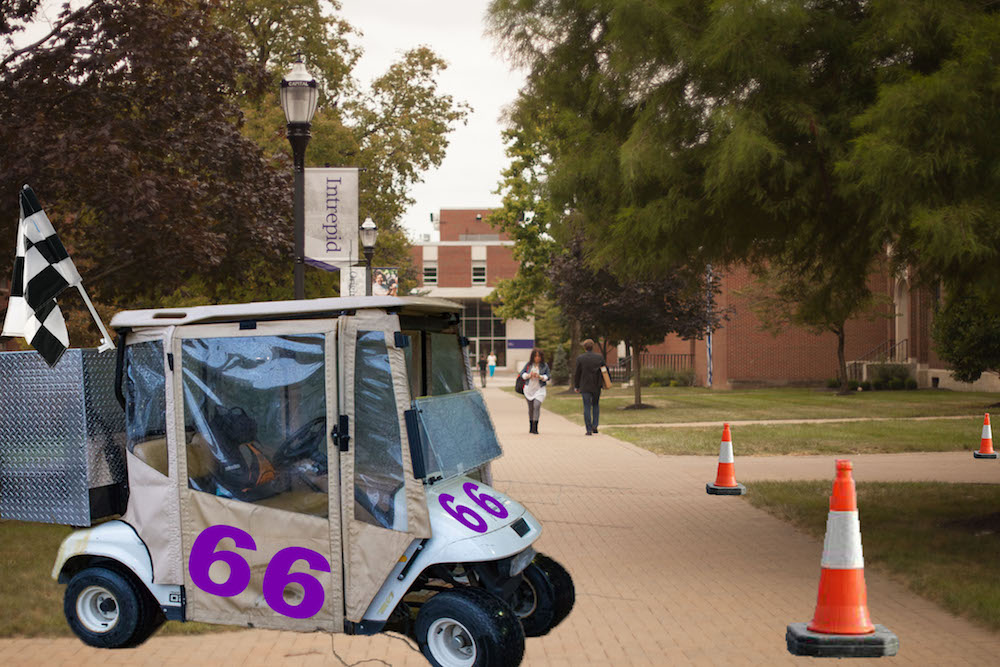 New master plan utilizes campus as golf cart racetrack