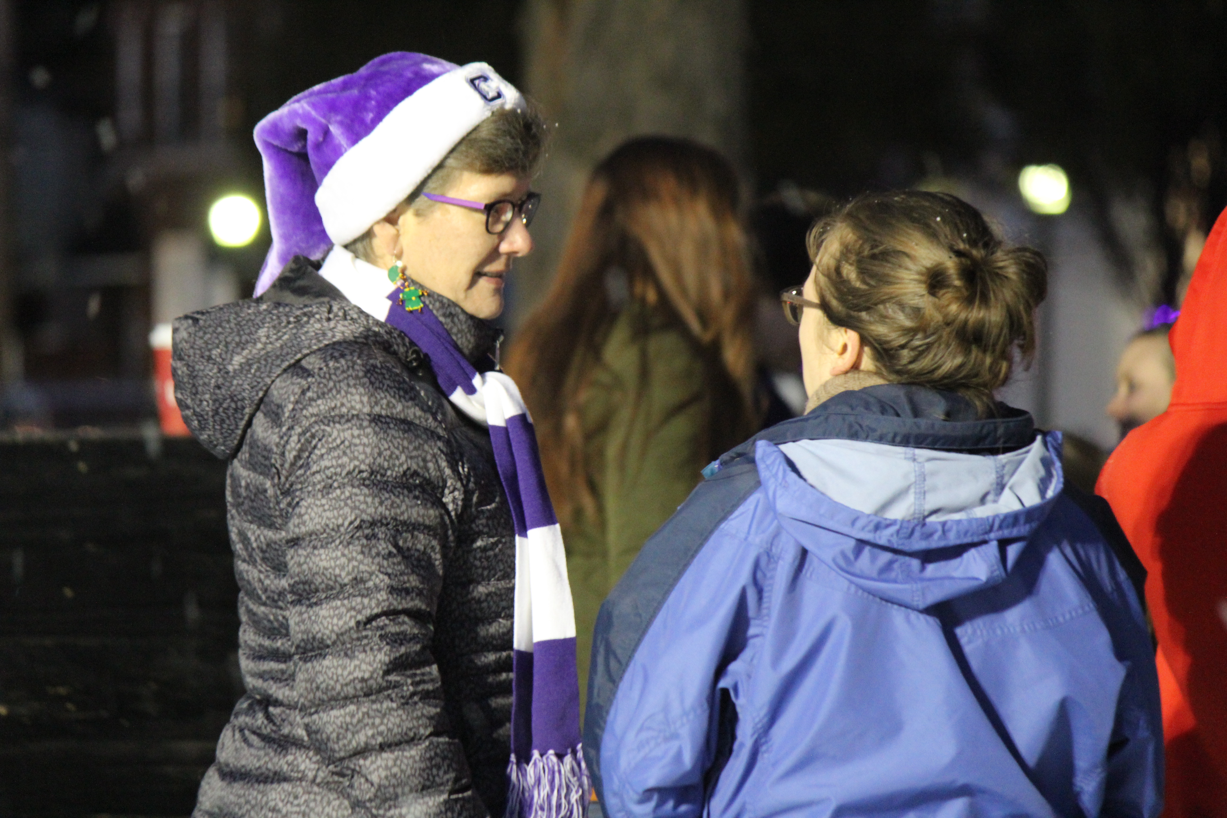 Campus, local community gather to ring in holidays with annual tree-lighting ceremony